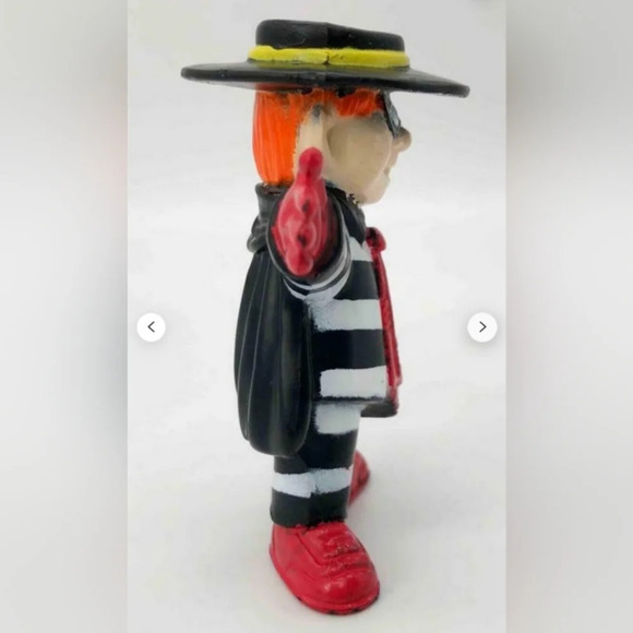 Vintage McDonald's 2.75" HAMBURGLAR PVC Toy Figure 1995 Happy Meal Burger Thief - Picture 2 of 10
